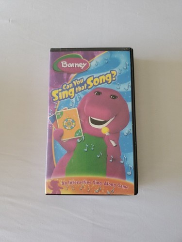 Vhs barney can you sing - barney:,