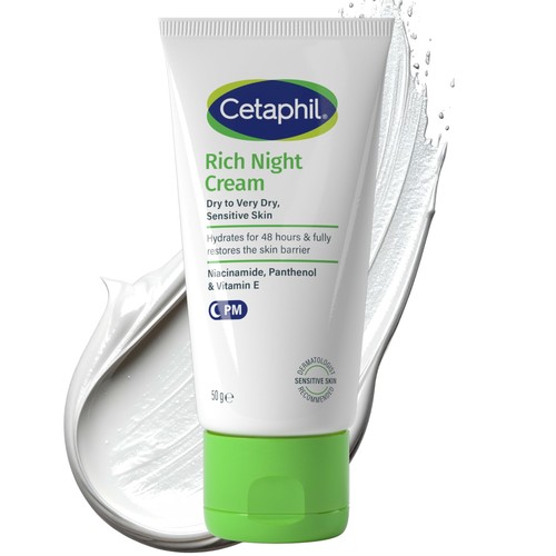 Cetaphil rich night cream - cream, 50g
