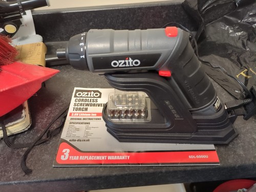 Ozito cordless screwdriver - ozito,