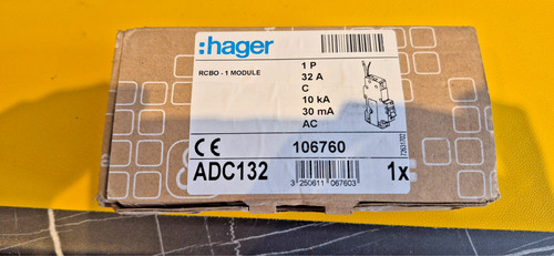 Hager rcbo module 32a - hager,