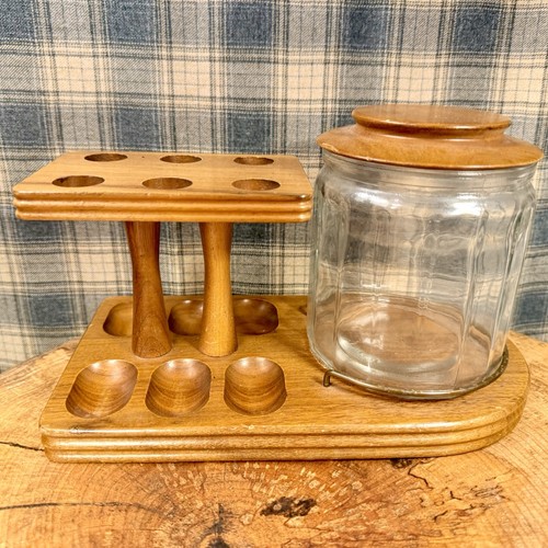 Vintage six pipe rack - vintage, |