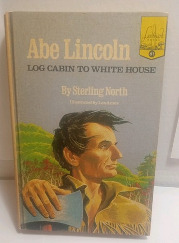 Vintage abe lincoln - abe, cabin