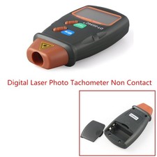 Digital Laser Tachometer RPM Non-Contact Small Engine Machine Lathe Speed Tester