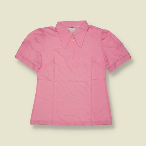 Vintage 1970s tgl pink - 1970s, blouse