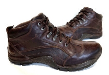 Mens CLARKS Active AIR Gore-Tex Brown Leather Lace-up Hiking BOOTS Size UK 8.5 G