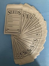 25 x Seed Envelopes 120x 80mm  Small Paper Printed Seed Envelopes