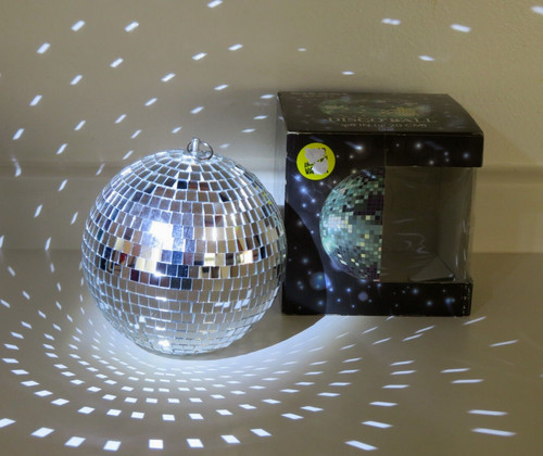 Disco party mirror - 8", w/