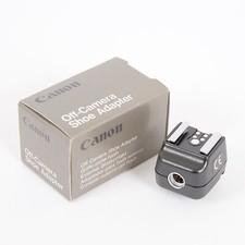 CANON OFF CAMERA SHOE ADAPTER For Use With CONNECTING CORD 300 - BOXED #AC370