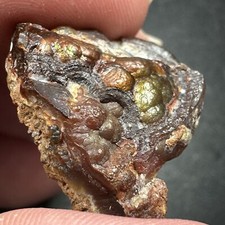 Fire Agate Rough Raw Crystal Mineral Specimen Terrero Chihuahua Mexico 23.13ct