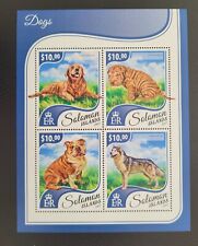 Solomon Island 2017 / Dogs - Golden Retriever, Shar-Pei puppy...  / 4v ms