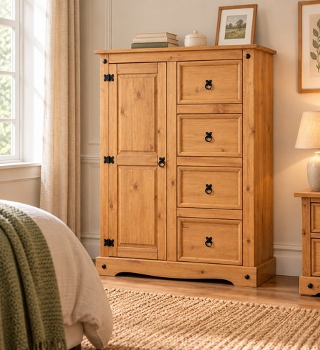 Corona wardrobe tallboy door - tallboy,