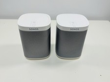 2 x Sonos Play:1 Smart Wireless Speakers S1 S2 Sonos App - Fully working - White