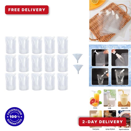 Reusable drink pouches x - drink, 15