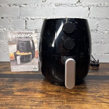 Daewoo Air Fryer 2.5L 1000W Compact Black SDA2729RD Mint Condition