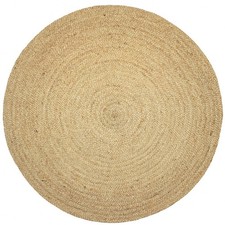 Rug Round Jute Carpet Braided