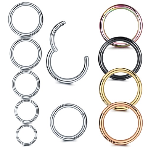 Surgical steel nose - nose, ring