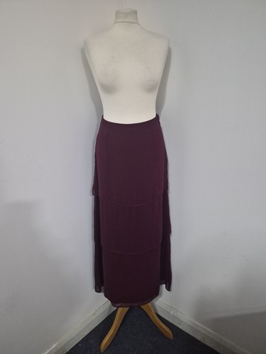 Nitya burgundy layered midi - nitya,