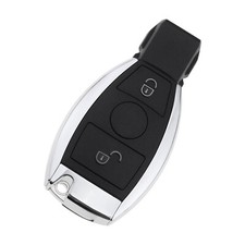2 Button Remote Key Shell Replacement Compatible with Mercedes Benz W202/W203