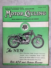 Motorcycling Magazine - 29 November 1956 - Experts Trial, Scooter Review, Mopeds