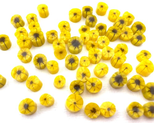 Sunflower murrini for glass