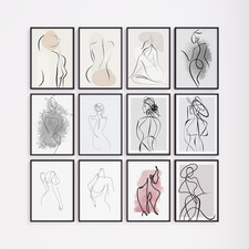 Minimalist Line Art Woman