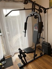 Homcom A91-176 Multifunction Home Gym Machine with 45kg Weight Stack - Black