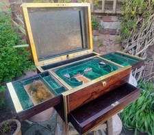 Antique 19thc Rosewood Vanity
