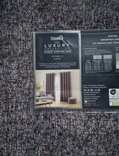 Dunelm Mirabelle Purple Lined