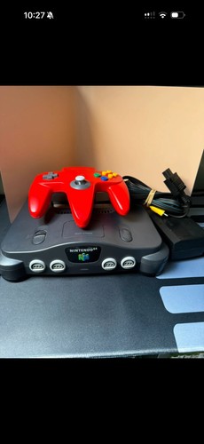 Nintendo grey n64 console - nintendo,