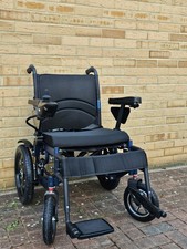 VAT Exemption, Blue power wheelchairs, Foldable, All Terrain, 5 stones, 4 miles