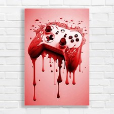 Vibrant Gaming Controller Red