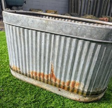 Vintage oval dolly tub garden planter - Delivery  Available 