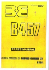Bomford Hedgetrimmer B457 Parts Manual - B 457