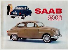 Saab 96 2-Stroke Saloon 1963-64 UK & USA Markets Sales Brochure