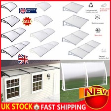 Door Canopy Awning Shelter Front Back ABS Plastic Window Roof Rain Cover Outdoor