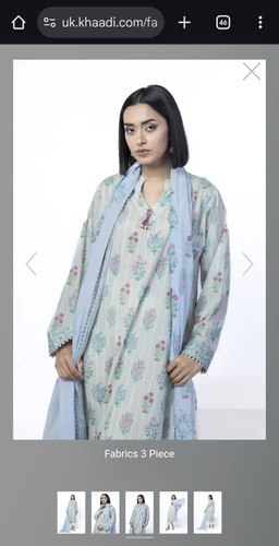 Khaadi unstitched piece - khaadi, lawn