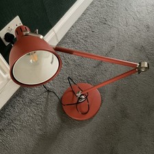 Anglepoise Lamp Orange/Tan In Colour Fully Working Condition
