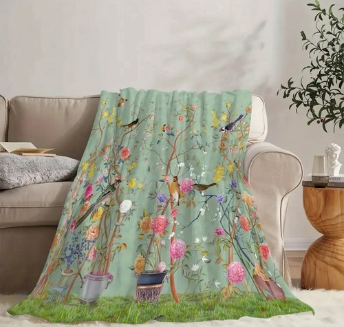 Beautiful birds and flowers