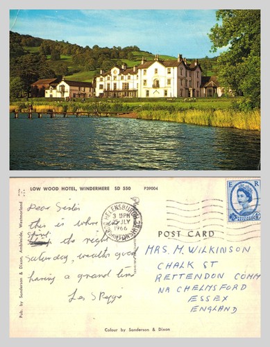 Vintage postcard low wood - vintage,