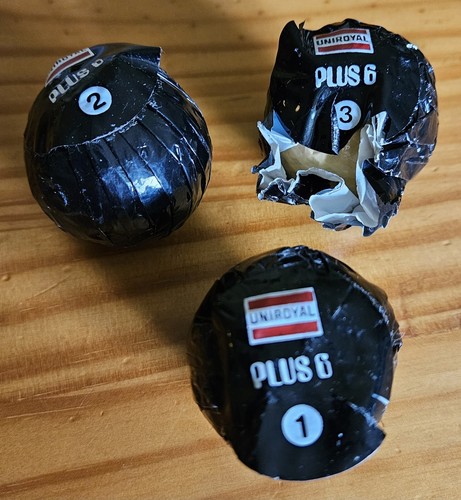 Vintage set golf balls - set,