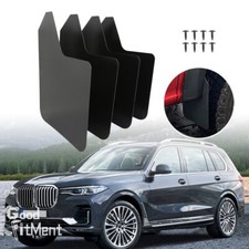 4Pcs Car Matt Black Front Rear