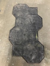 Black Modular Concrete Stamp Mat