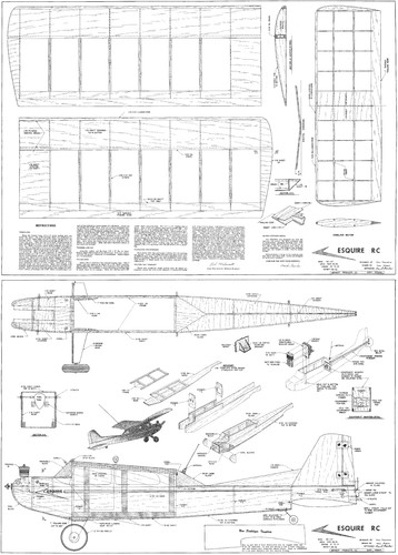 Esquire r c trainer - 1/2", r/c