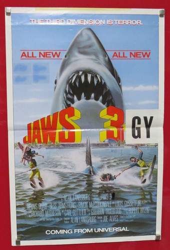 Jaws original 1983 cinema - 3-d,