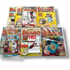 Old Beno Commics With Free Gifts Job Lot Vtg Beano Wfg 90s