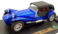 Anson 1/18 Scale Diecast 30317-W - Lotus Super Seven Blue Caterham 1973