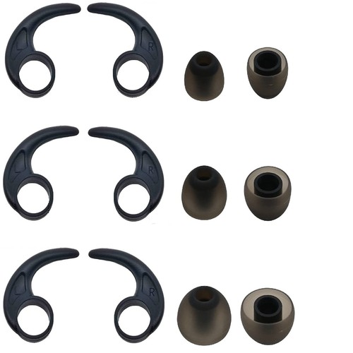 Silicone ear tips and - ear, for