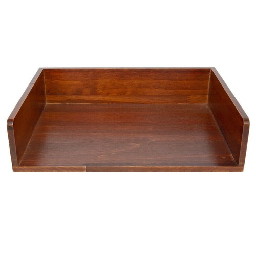 Wooden desk organiser - wooden,