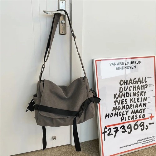 Men canvas messenger bag - men's,