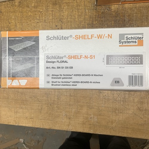 Schluter shelf for bathrooms - for,